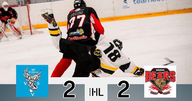 HK VVS – HK NARVA BEARS 2:2