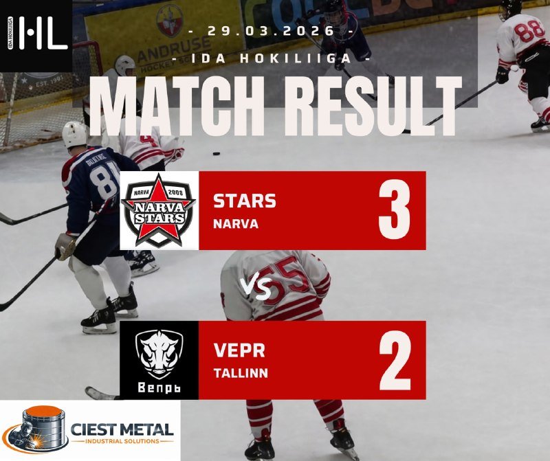 HK NARVA STARS – HC VEPR 3:2